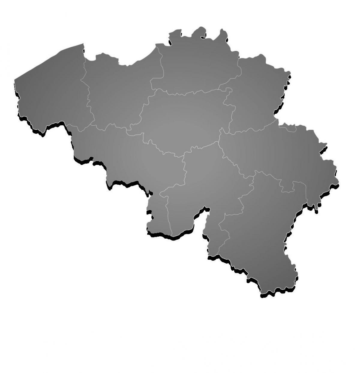Map of Belgium vector